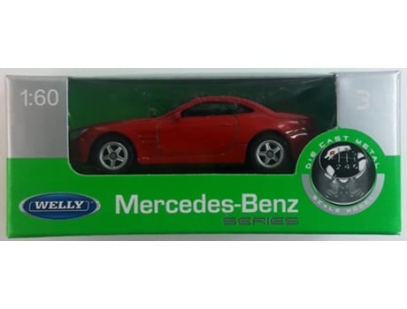 Carrinho WELLY Mercedes-Benz Sl500 (Idade Mínima Recomendada: 3 anos - 1:64)