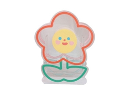 Porta lápis transparente de acrílico cute cartoon para pinceis de maquiagem e armazenamento de mesa S/MARCA