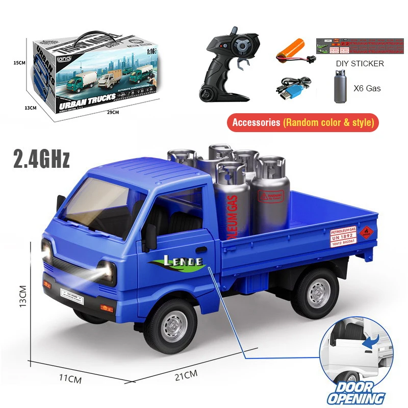 Caminhão Controlado Por Rádio Com Som E Luz, Um Brinquedo Modelo Elétrico Simulado.