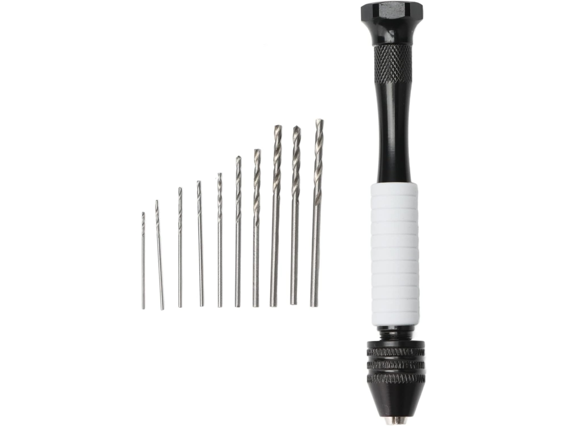 Conjunto De Brocas Artesanais, 10 Peças Diferentes Diâmetros, Abs E