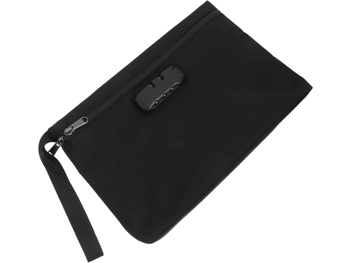 Cadeado De Poliéster Preto Secure Silver Pack
