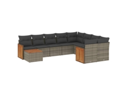 Garden Sofa Set, Garden Sofa Sets Vidaxl Cinzeto Rattan / Vime (n/a)