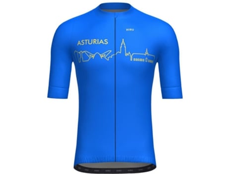 Maillot De Homem Para Ciclismo Hiru Core Lite Asturias Jersey Azul (m)
