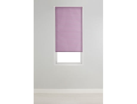 Estore de Rolo Sem Perfuração Easy Fix Estoralis Liso Translúcido Robert Roxo 100 X 180 Cm.