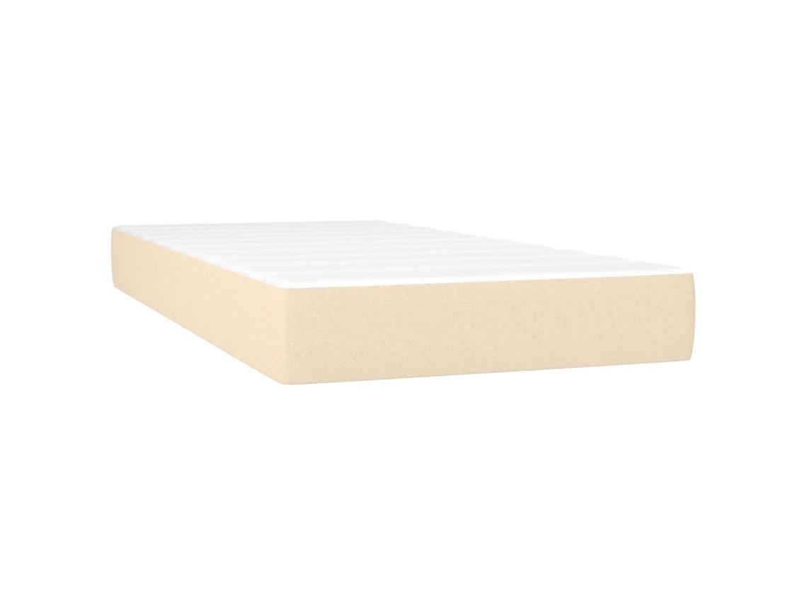 Pocket Spring Bed Mattress, Pocket Spring Bed Mattresses Vidaxl Creme Tecido (90 X 200 Cm)