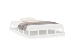 Bed Frame, Bed Frames Vidaxl Branco Madeira (120 X 200 Cm)