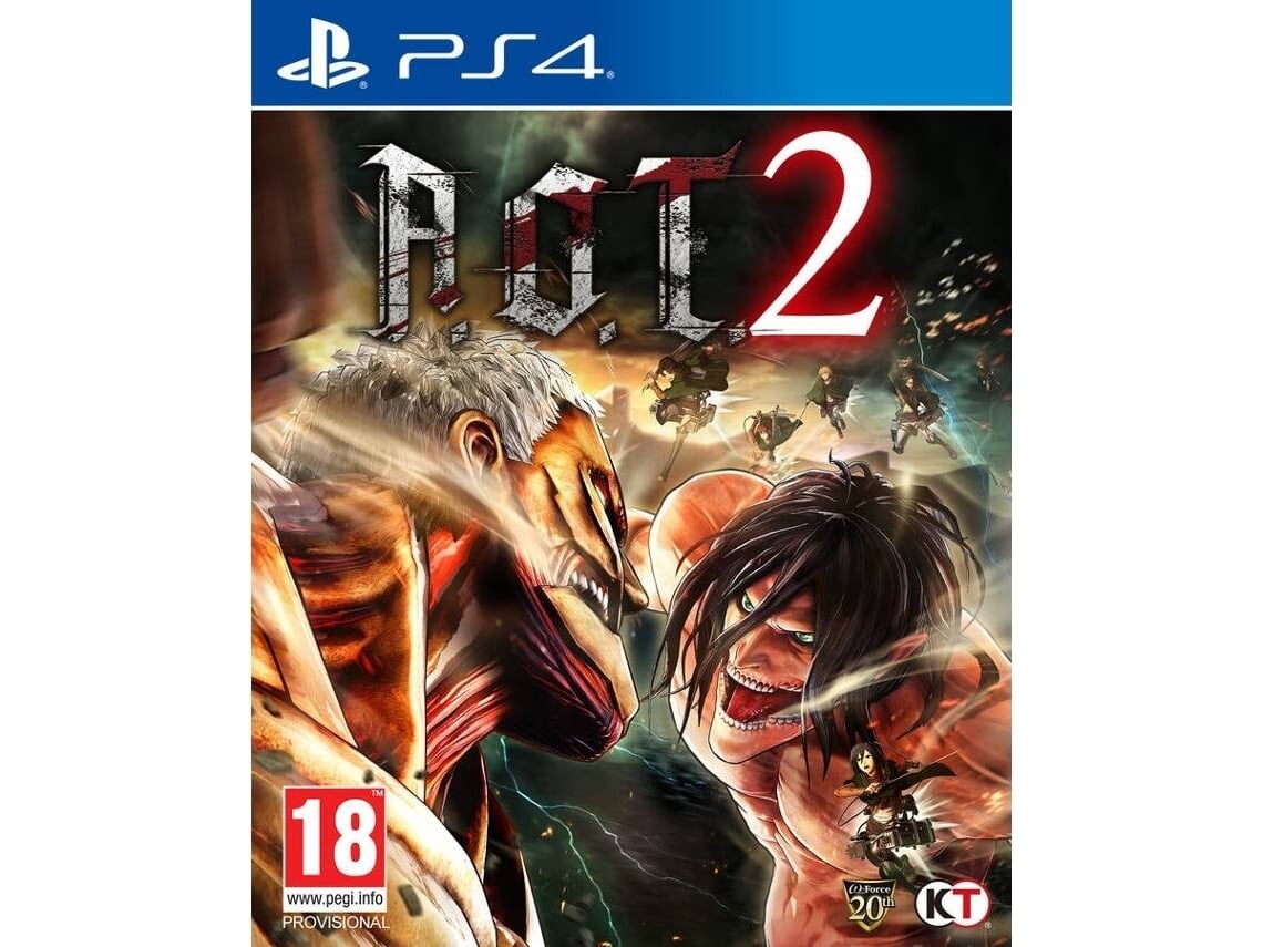 Jogo PS4 Attack On Titan 2