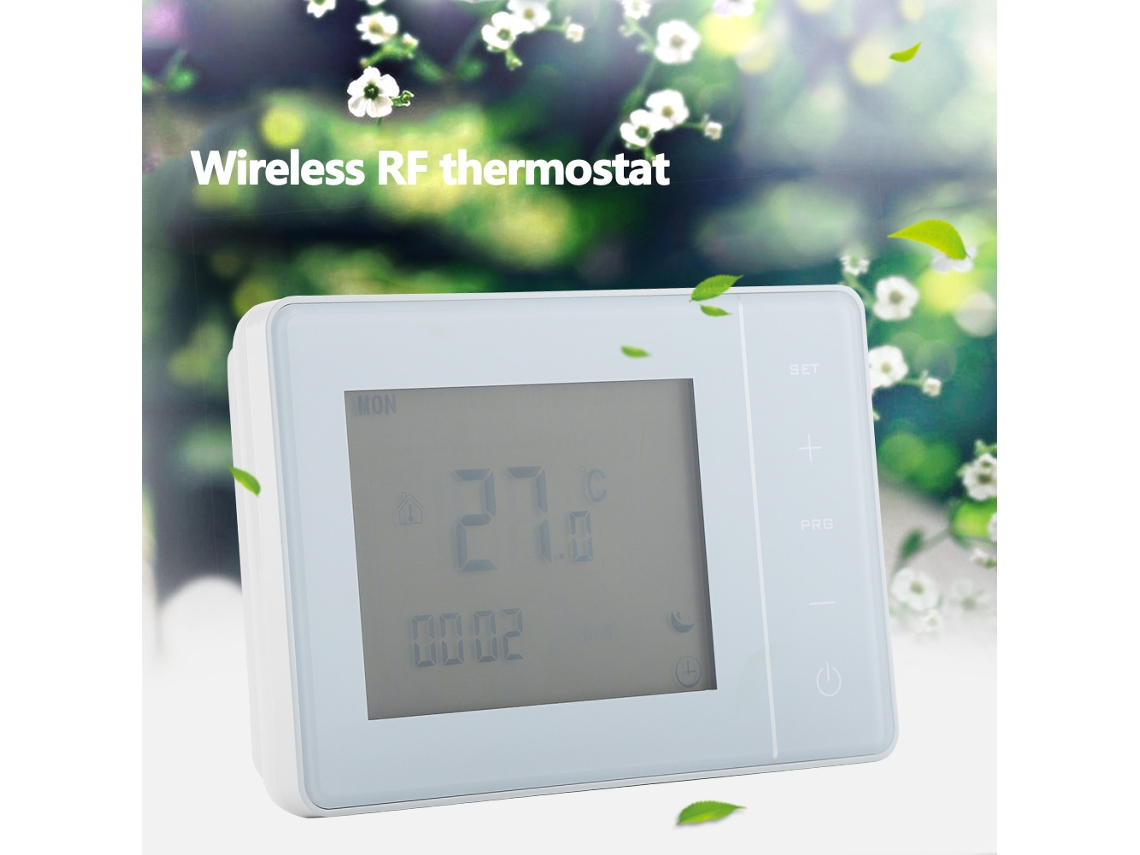 Termóstato Wireless Digital Laxiscreed Para Aquecimento, Controlável Remotamente E Programável
