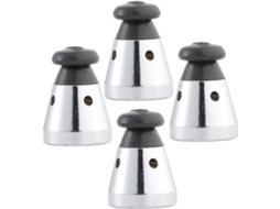Conjunto De 4 Válvulas Alívio Pressão Em Aço Inoxidável Sosoport Para Panela Substituição Segura E Durável, Compatível