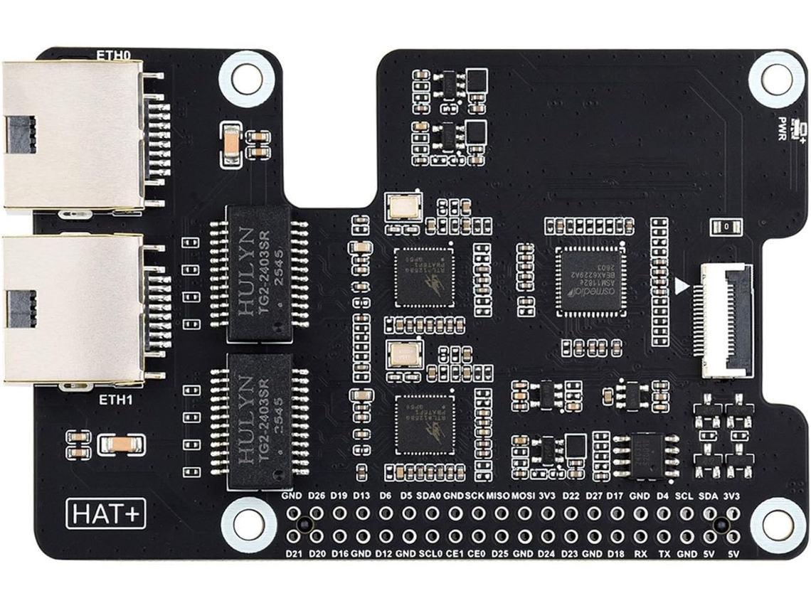 Placa Adaptadora Ethernet Rj45 Compacta Genérica Com Dimensões De 85 X