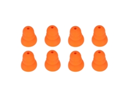 8 puntas de silicona de repuesto, para auriculares Se846, Se535, Se215, orificio 2,0-3,5 mm, naranja