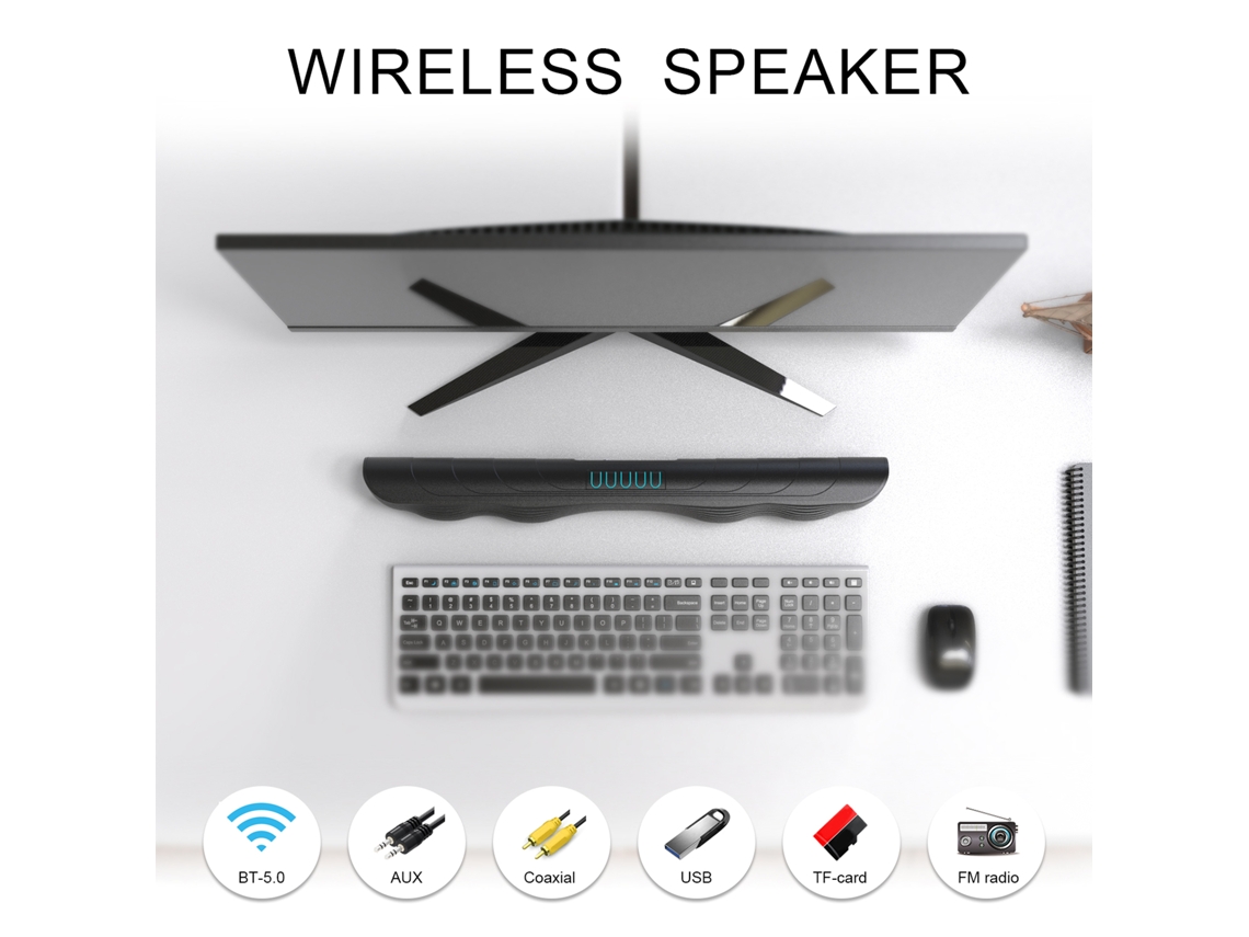 Caixa de som Bluetooth com múltiplos modos EOOCOO