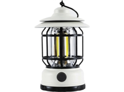 Rebe luz Led de Camping Retrô, Recarregável Via Usb, Regulável, Impermeável Ipx4, 1200mah, Bateria de Lítio, Portátil para Pesca/ Jardim/ Sem Energia