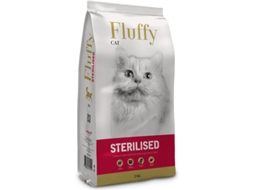 Ração Seca para Gato FLUFFY Sterilised (15 kg)