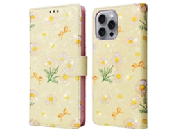 Capa De Celular Laqueada Com Bloqueio Rfid E Couro Sintético Para Iphone 16 Pro Max