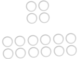 Conjunto De 4 Grelhas Decorativas Para Saída De Ar Condicionado Para Decoração Interior De Veículos E Carros