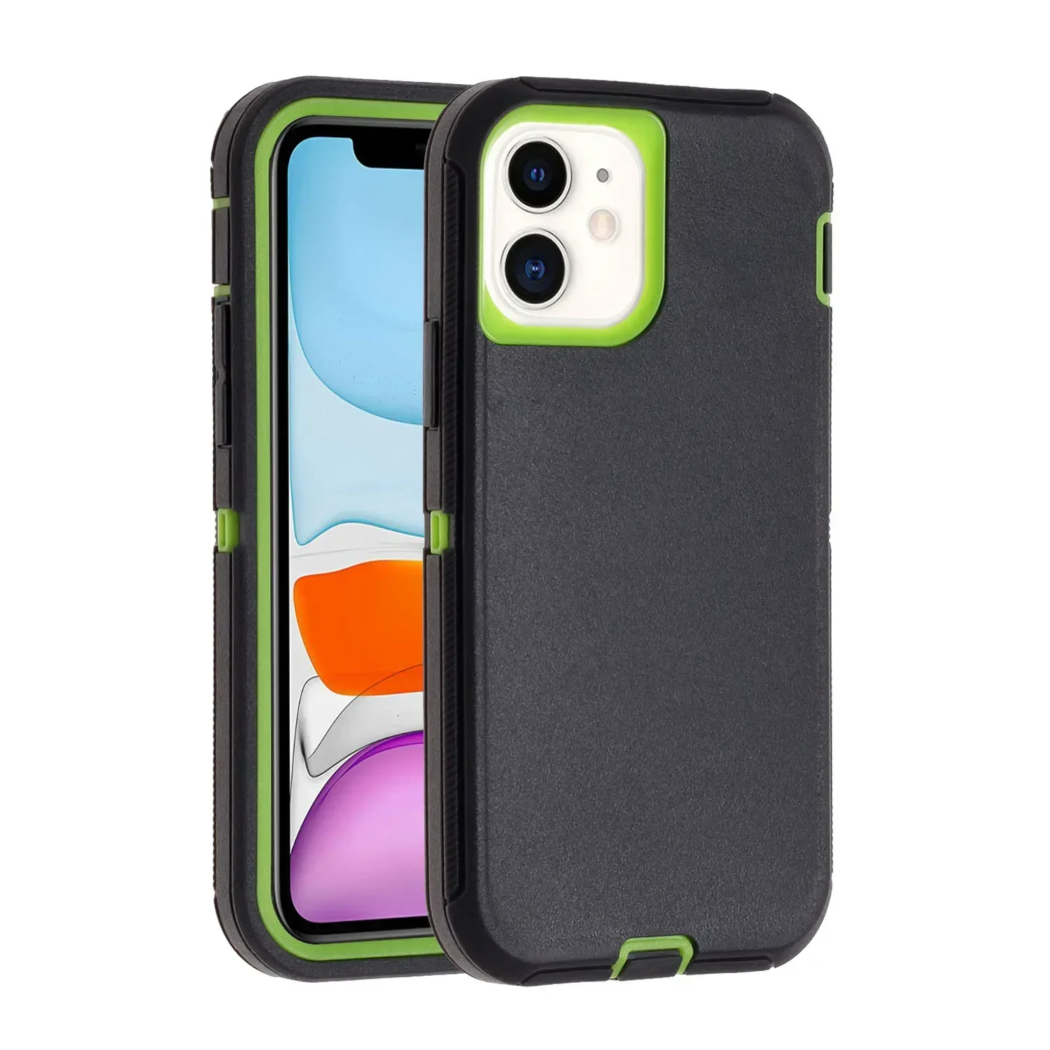 (preto/verde, Iphone 15 Plus) Capa Protetora Ultrafina Em Fibra De Carbono Com Design Executivo E Carregamento Sem Fio Magnético Invisível.