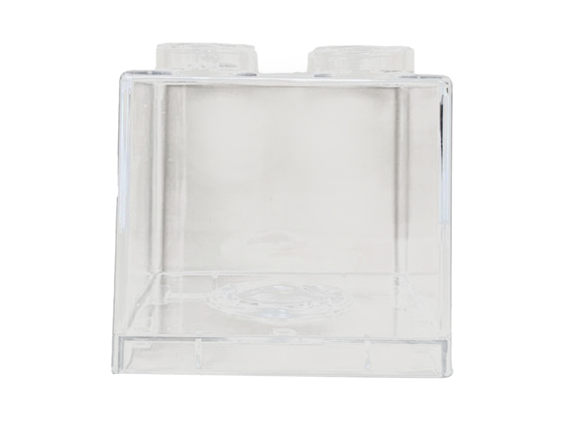 Porquinho Transparente de Plástico para Crianças, Leve, Decorativo, Brinquedo Educativo, 8.9x8.9x9.2cm com MARCA