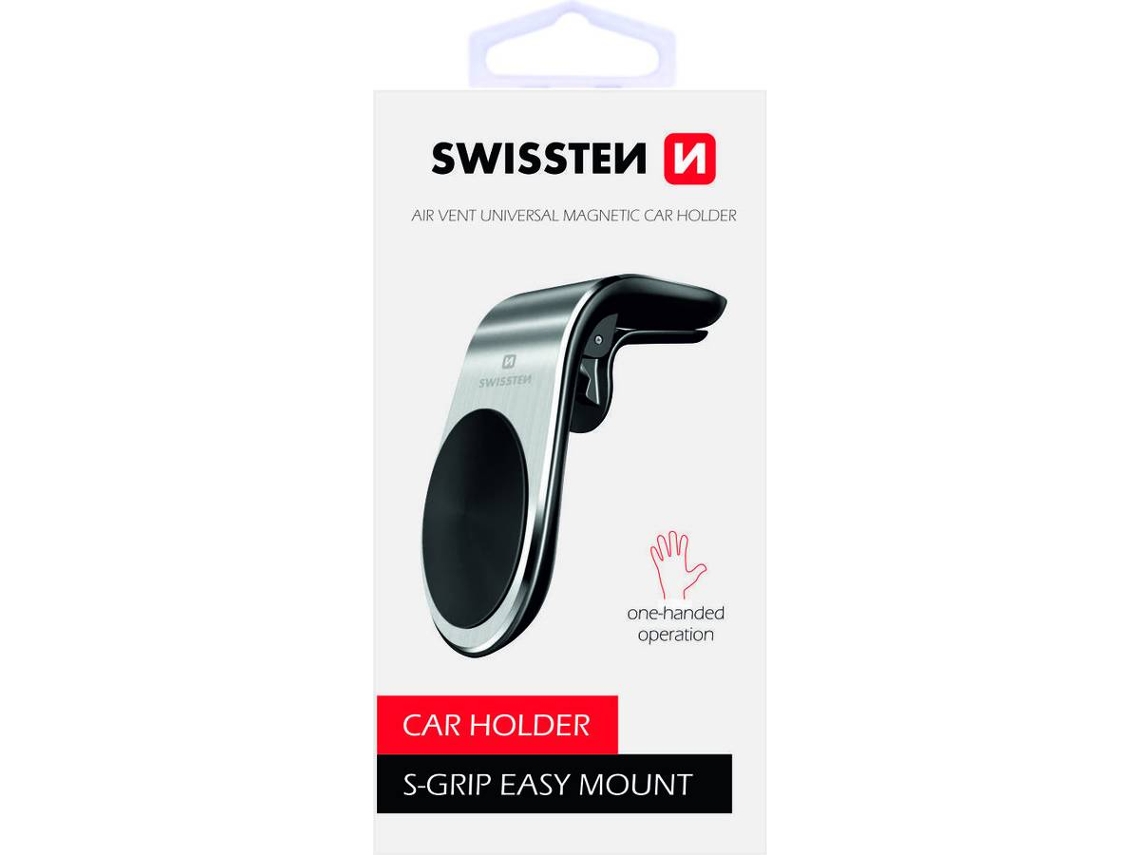 Suporte Auto SWISSTEN Easy Mount Prateado