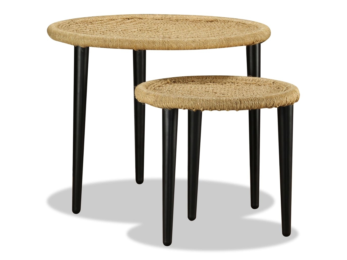 Coffee Table, Coffee Tables Vidaxl Bege Juta (n/a)