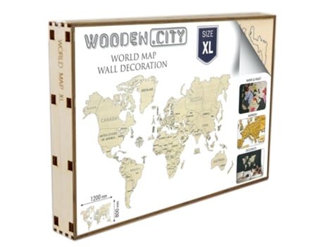 Puzzle Wooden City Woodcity.Wm503 3D 46 Peças