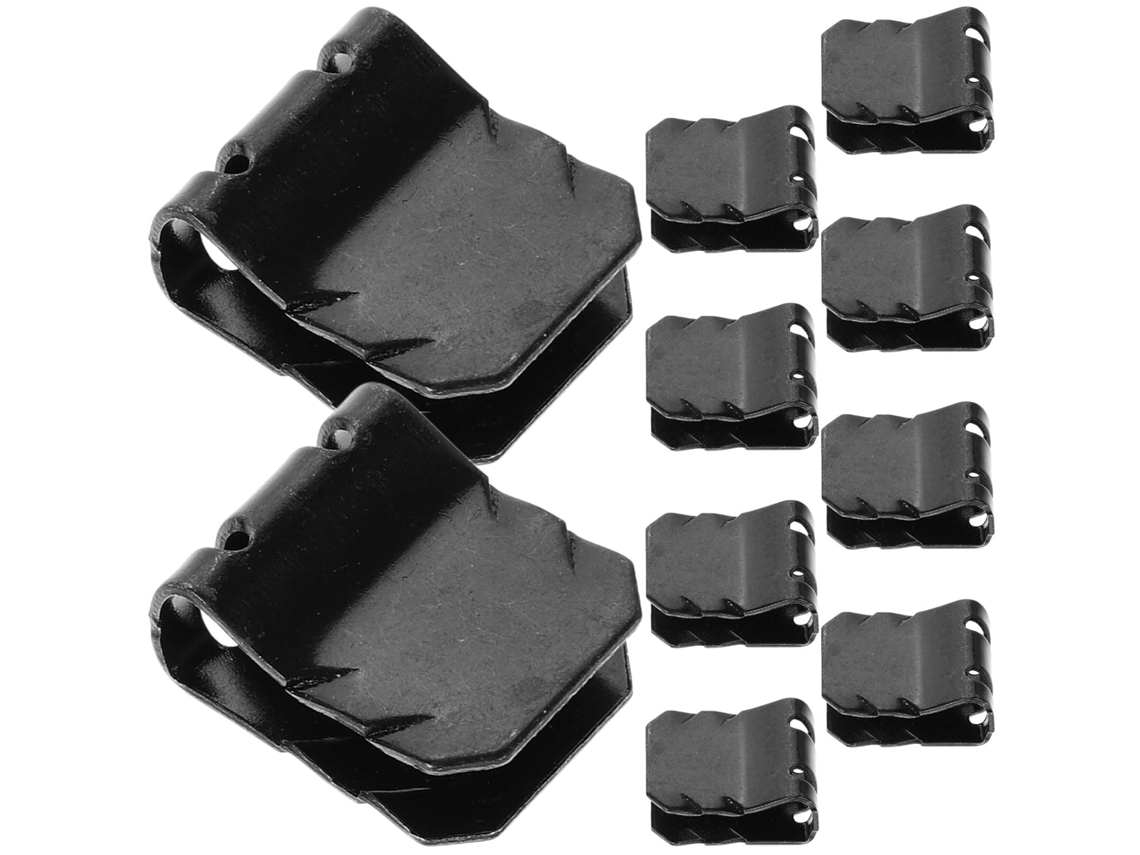 Pacote Com 10 Presilhas Metálicas Em Formato De U Para Carros, Fixação Segura.