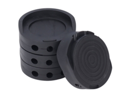 4pcs Tapetes De Pé Para Lavadora De Borracha Antivibração E Antiderrapante Para Pés De Móveis Domésticos