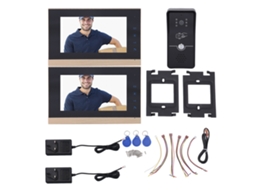 Sistema Intercom Vídeo Fio 7" Tft Hd Uk Preto
