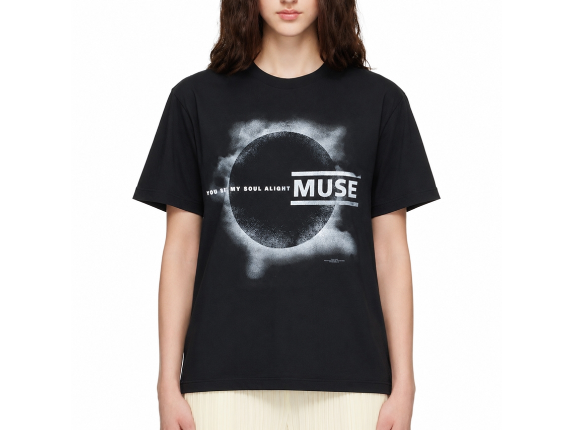 Muse Black Eclipse T-shirt Unisex Adults Size:xxxl