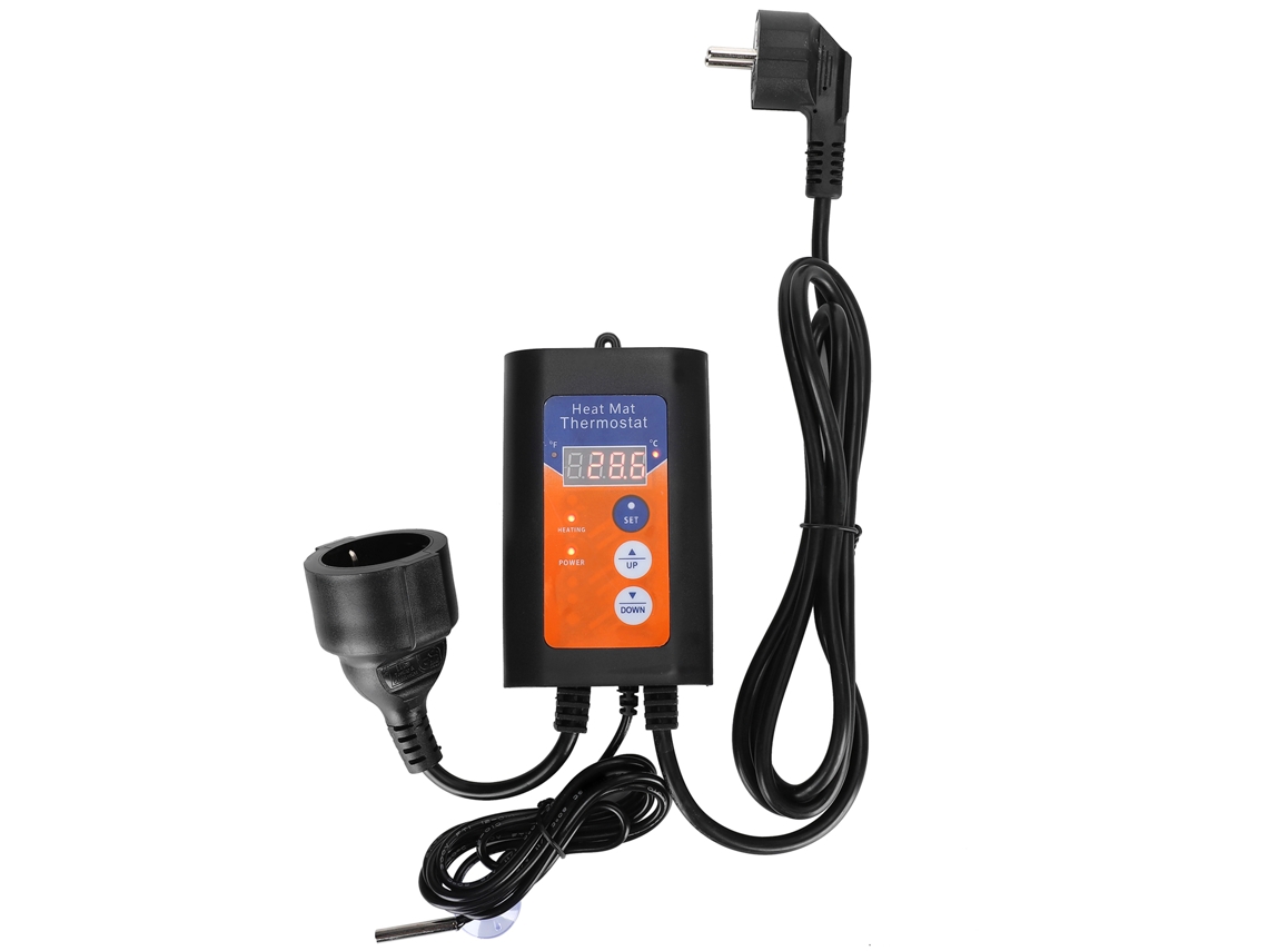 Termostato Regulador de Temperatura Digital para Germinação Répteis Fermentação YURU