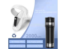 Kit de Carregamento Inteligente com Controlador de Fone de Ouvido Vr Cabo de Carregamento Magnético Branco
