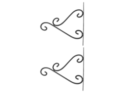 2 Peças de Rack Decorativo para Plantas ALLINLESS