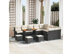 Vidaxl Conjunto De Sofá De Jardim 13 Unid. 12-número De Lugares