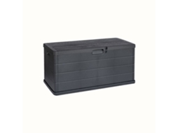 Baú de Arrumação Exterior Alpha IPAE PROGARDEN (340L com 4 Rodas - 118x57x59cm - Antracite)