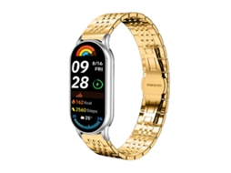 Bracelete para Xiaomi Smart Band 10/9/8 XIAOMOYU em Silicone com Fivela Magnética Preta e Branca