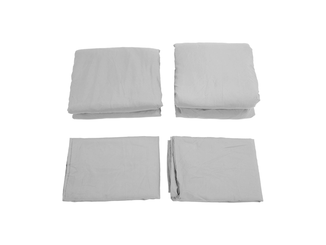 Rebe-conjunto De Roupas De Cama Simples Suaves E Confortáveis De Fibra Química Para Hotel E Lar, Tamanho Us King, Cinza