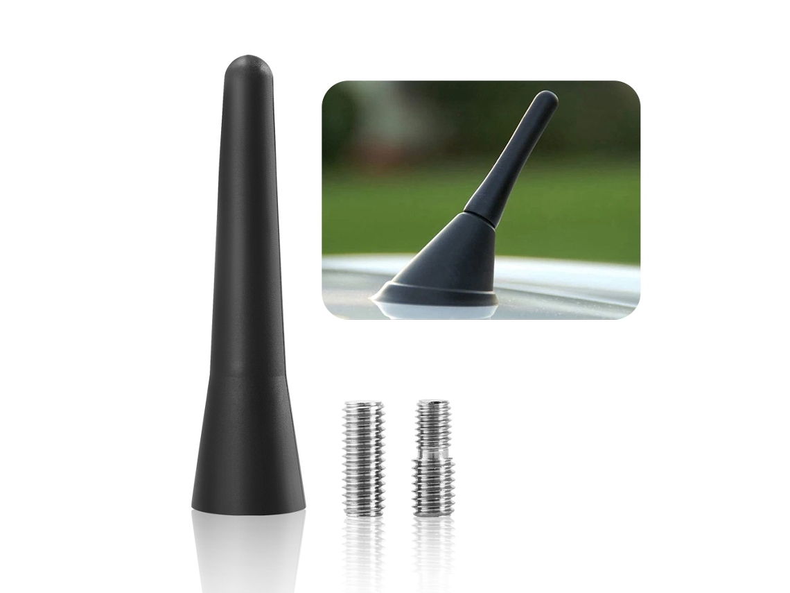 Lurelia Antena De Rádio Para Carro, 6,5 Cm, 6 L, 4 Mm, Universal, Preto
