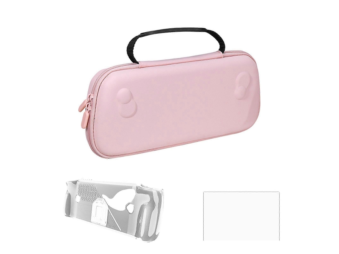 Estojo de Console Jogo Eva para Proteção Total Bolsa Viagem Acessório Rosa GOKOCO