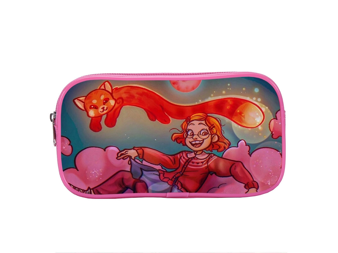 Estojo para Lápis, Vermelho, Desenho Animado, Infantil AQUAFORGE