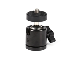 New 360° Mini Ball Head Bracket Mount For 1/4" Camera Tripod 3/8" Flash Holder LAXISCREED