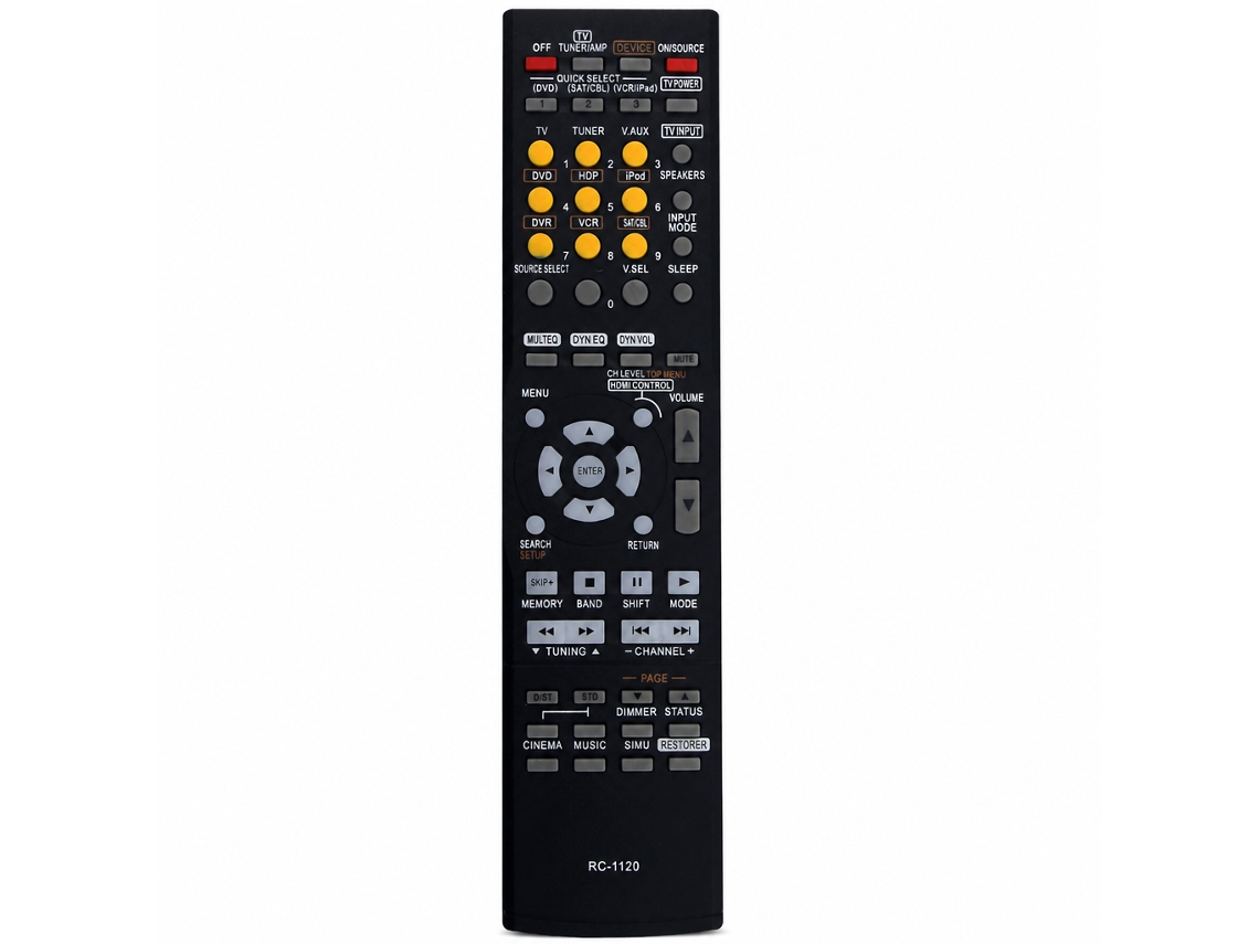 Comando À Distância Rc-1120 Compatível Com Recetor Av E Amplificador Denon