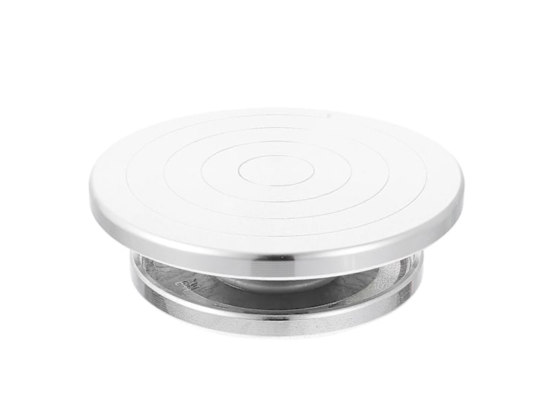 Ferram. Rotativas para Escultura em Cerâmica, Plataforma Giratória em Liga de Alumínio para Torno de Oleiro e Ferram. de Modelagem em Argila AQUAFORGE