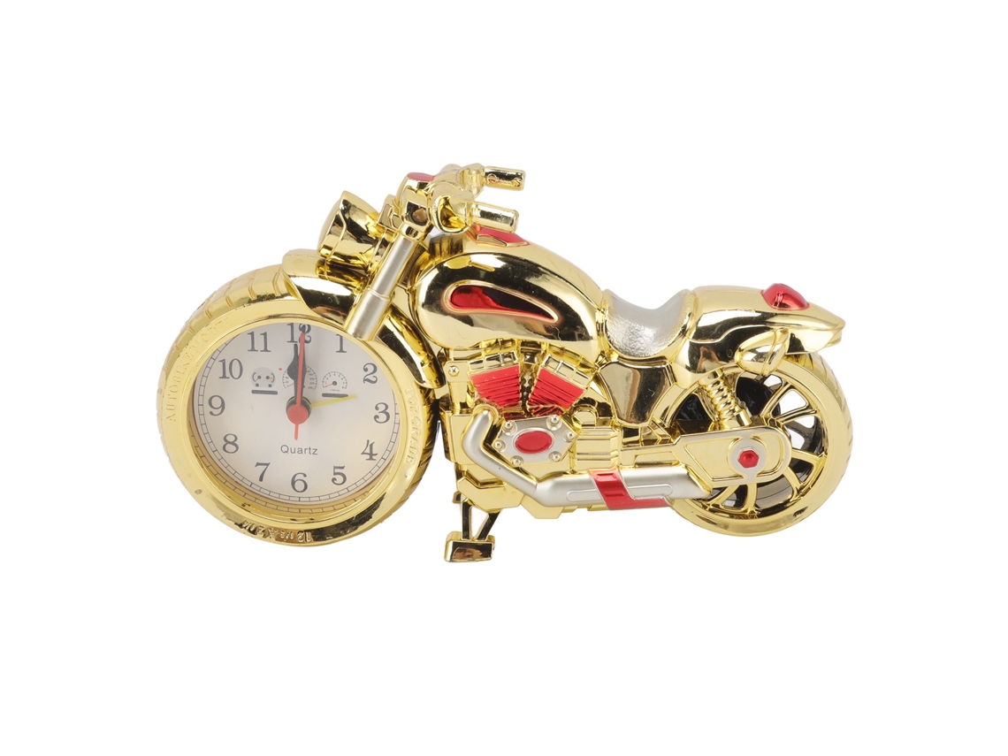 Relógio Despertador Moto Simulação Vintage Com Sinalização Audível