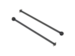 Mali eixo de Transmissão Dianteiro e Traseiro de Aço 150mm para Carro Rc Arrma 1/7 1/8 Acessórios Preto 2pcs