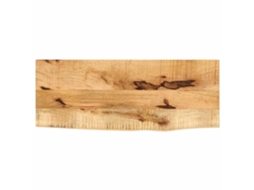Vidaxl Tampo De Mesa C/ Borda Viva 90x30x2,5cm Mangueira Áspera Maciça
