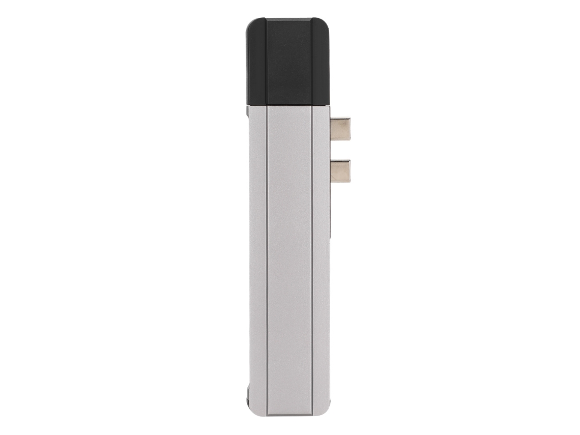 Docking Station Dual Type-c E Adaptador Hdmi Rj45, 6 Em 1 Com Pd, Leitor De Cartão.