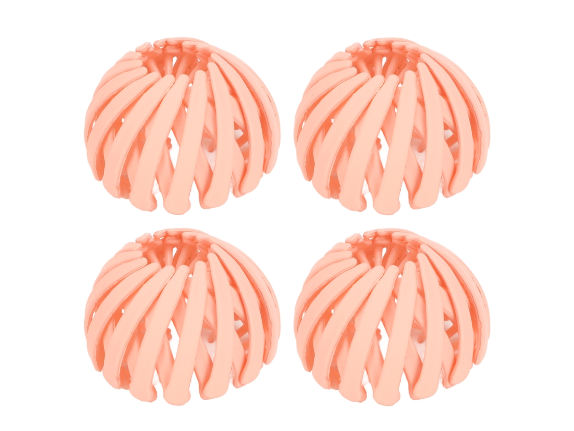 4pcs Grampo De Cabelo Bird Nest Simples Retrátil Claw Clip Para Mulheres E Meninas