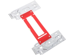 Suporte De Parede Extensível Para Ar Condicionado Interno Em Ferro Prateado.