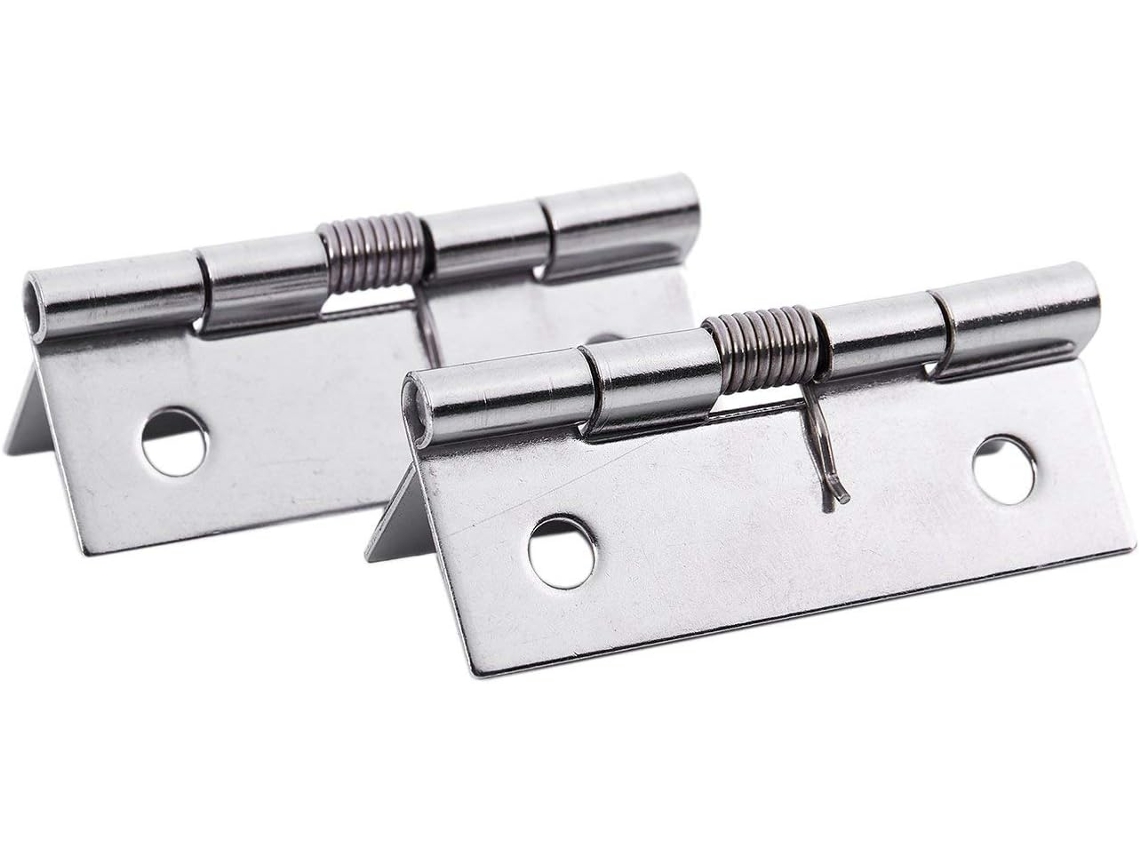 Armário Para Móveis Com Dobradiças De Aço Prateado 50 X 38 5 Mm (2