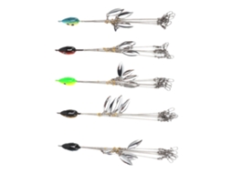 5pcs Isqueiro de Pesca de Aço com 4 Lâminas 18cm
